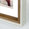 Cornice ZEP Palmi bianca 30x30 cm con passepartout 20x20 cm