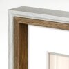 Cornice ZEP Palmi bianca 30x30 cm con passepartout 20x20 cm