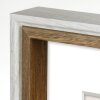 Cornice ZEP Palmi bianca 30x30 cm con passepartout 20x20 cm