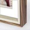 Cornice ZEP Palmi marrone 20x20 cm con Passepartout 15x15 cm
