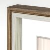 Cornice ZEP Palmi marrone 20x20 cm con Passepartout 15x15 cm