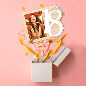 ZEP Portafoto in legno Taylor 10x15 cm Cornice 18 anni