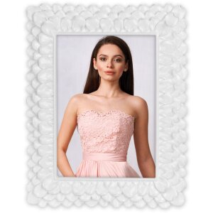 ZEP Cornice per ritratti fotografici Belfort 20x25 cm bianco