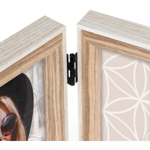 ZEP Cornice in legno Kriss Doppia cornice 2 foto 15x20 cm
