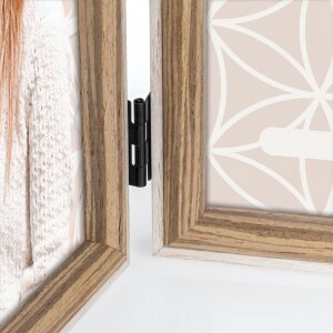 ZEP Cornice in legno Kriss Doppia cornice 2 foto 15x20 cm