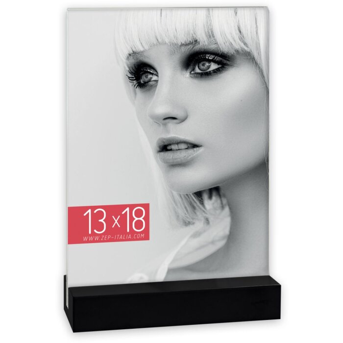 ZEP Cornice acrilica Dresda nera 15x20 cm formato verticale