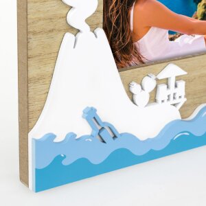 ZEP Cornice per ritratto in legno Islanda 10x15 cm Cornice per foto di vacanza