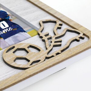 ZEP Cornice per ritratti in legno Maradona 10x15 cm Cornice per immagini di calcio