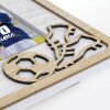 ZEP Cornice per ritratti in legno Maradona 10x15 cm Cornice per immagini di calcio