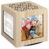 ZEP Cubo fotografico in legno Thunder 4 foto 10x10 cm ruotabile