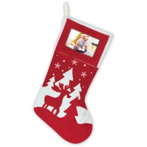 Calza di Natale ZEP TT23 con inserto per foto 10x15 cm...