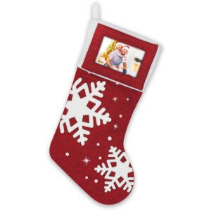 Calza di Natale ZEP TT29 con inserto per foto 10x15 cm...