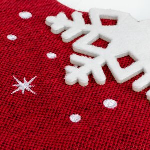Calza di Natale ZEP TT29 con inserto per foto 10x15 cm (altezza 46 cm)