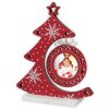 Cornice per albero di Natale ZEP Nestor rosso 6x6 cm (16x4,5x19 cm)