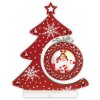 Cornice per albero di Natale ZEP Nestor rosso 6x6 cm (16x4,5x19 cm)