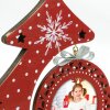 Cornice per albero di Natale ZEP Nestor rosso 6x6 cm (16x4,5x19 cm)