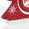Cornice per albero di Natale ZEP Nestor rosso 6x6 cm (16x4,5x19 cm)
