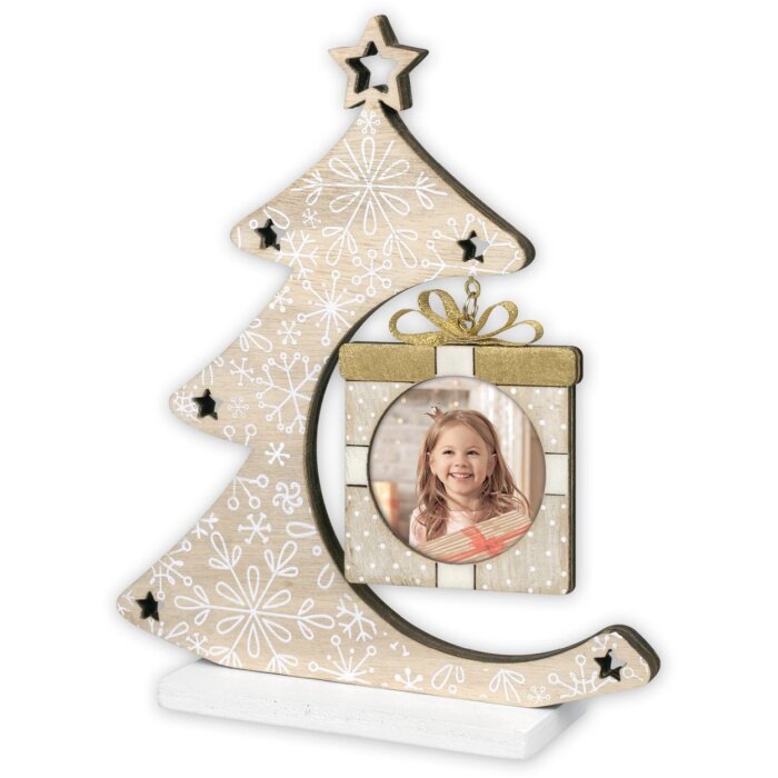 ZEP Cornice per albero di Natale Nestor marrone 6x6 cm (16x4,5x19 cm)