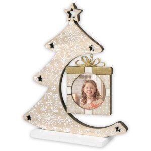 ZEP Cornice per albero di Natale Nestor marrone 6x6 cm...
