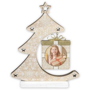ZEP Cornice per albero di Natale Nestor marrone 6x6 cm...