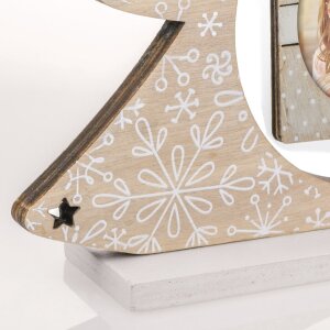 ZEP Cornice per albero di Natale Nestor marrone 6x6 cm (16x4,5x19 cm)