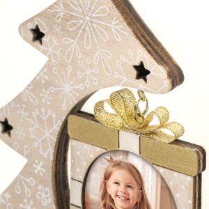 ZEP Cornice per albero di Natale Nestor marrone 6x6 cm (16x4,5x19 cm)