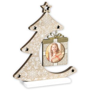 ZEP Cornice per albero di Natale Nestor marrone 6x6 cm (16x4,5x19 cm)