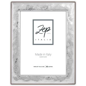 ZEP Portafoto in metallo lucido Amalfi da 10x15 cm a 20x25 cm argento
