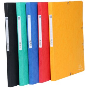 Cartella da collezione elastico 3 lembi Scotten Manila cartone 400g DIN A4