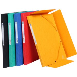 Cartella da collezione elastico 3 lembi Scotten Manila cartone 400g DIN A4