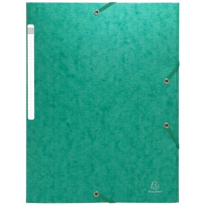 Cartella da collezione elastico 3 lembi Scotten Manila cartone 400g DIN A4