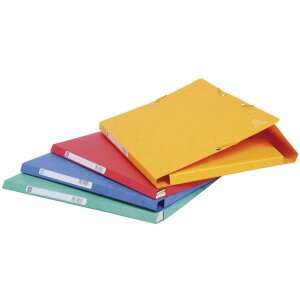 Cartella da collezione elastico 3 lembi Scotten Manila cartone 400g DIN A4
