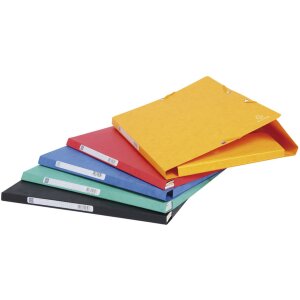Cartella da collezione elastico 3 lembi Scotten Manila cartone 400g DIN A4