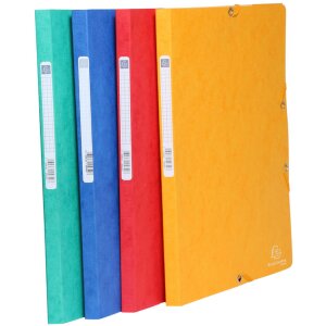 Cartella da collezione elastico 3 lembi Scotten Manila cartone 400g DIN A4
