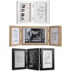 Henzo Cornice doppia in legno Piano 2 o 3 foto 10x15 cm e 13x18 cm
