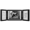 Henzo Cornice doppia in legno Piano 2 o 3 foto 10x15 cm e 13x18 cm