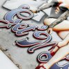 ZEP Cartello di latta ALES 40x27x0,4 cm Getn Lucky