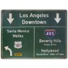 Cartello di latta ZEP ROADS 57,5x43x0,4 cm Los Angeles