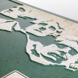 ZEP Cartello di latta ROADS 57,5x43x0,4 cm Mount Rushmore