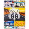 ZEP Lamiera ROUTE 66 multicolore 43x57x0,4 cm
