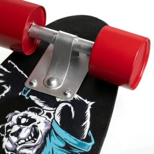 ZEP Decorazione murale SKATE 16,5x55x6,5 cm Skateboard Angry Panda
