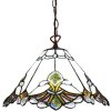 Clayre & Eef 5LL-6184 Lampada a sospensione Tiffany Ø 31x107 cm E27-max 1x60W