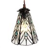 Clayre & Eef 5LL-6197 Lampada a sospensione Tiffany Ø 15x115 cm E14-max 1x40W