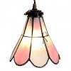 Clayre & Eef 5LL-6217 Lampada a sospensione Tiffany 18x15x115 cm E14-max 1x25W Rosa