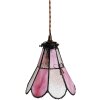 Clayre & Eef 5LL-6217 Lampada a sospensione Tiffany 18x15x115 cm E14-max 1x25W Rosa