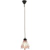 Clayre & Eef 5LL-6218 Lampada a sospensione Tiffany 18x15x115 cm E14-max 1x25W Rosa