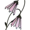 Clayre & Eef 5LL-6251 Lampada da tavolo Tiffany 35x18x61 cm E14-max 2x25W Marrone - Rosa