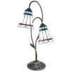 Clayre & Eef 5LL-6254 Lampada da tavolo Tiffany 35x18x61 cm E14-max 2x25W Marrone - Blu