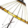 Clayre & Eef 5LL-6282 Lampada da tavolo Tiffany Ø 41x69 cm E27-max 2x60W Beige - Marrone