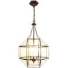 Clayre & Eef 5LL-9341 Lampada a sospensione 30x30x170 cm E14-max 3x40W
